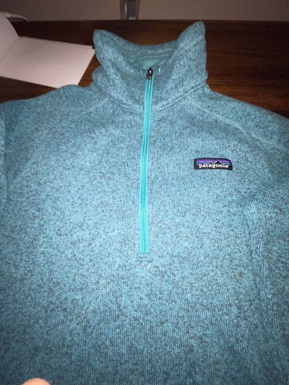 Patagonia Better Sweater 1/4-Zip Pullover Fleece Teal Green